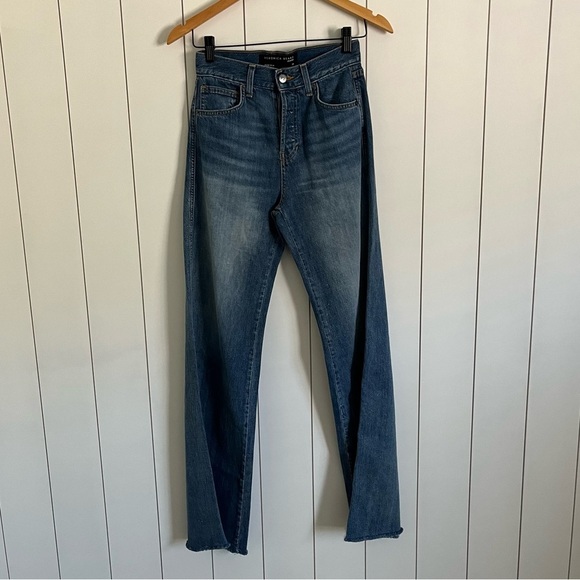 Veronica Beard Taylor High Rise Wide Leg Jean - Picture 2 of 7